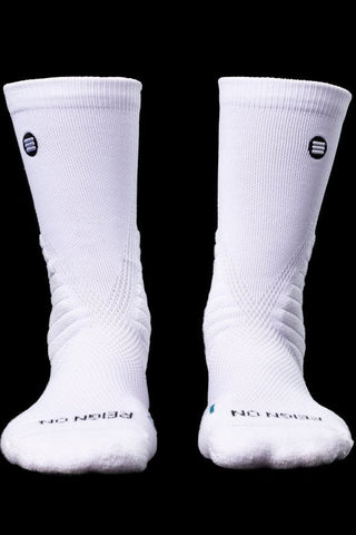 Cloud Tech Performance Socks - White - Cumulus Sport