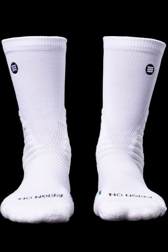 Cloud Tech Performance Socks - White - Cumulus Sport