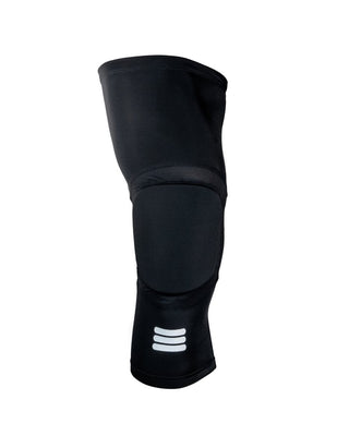 Mid-Length Padded Knee Sleeve - Black - Cumulus Sport