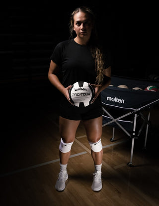 Volleyball Knee Pads - White - Pair - Cumulus Sport